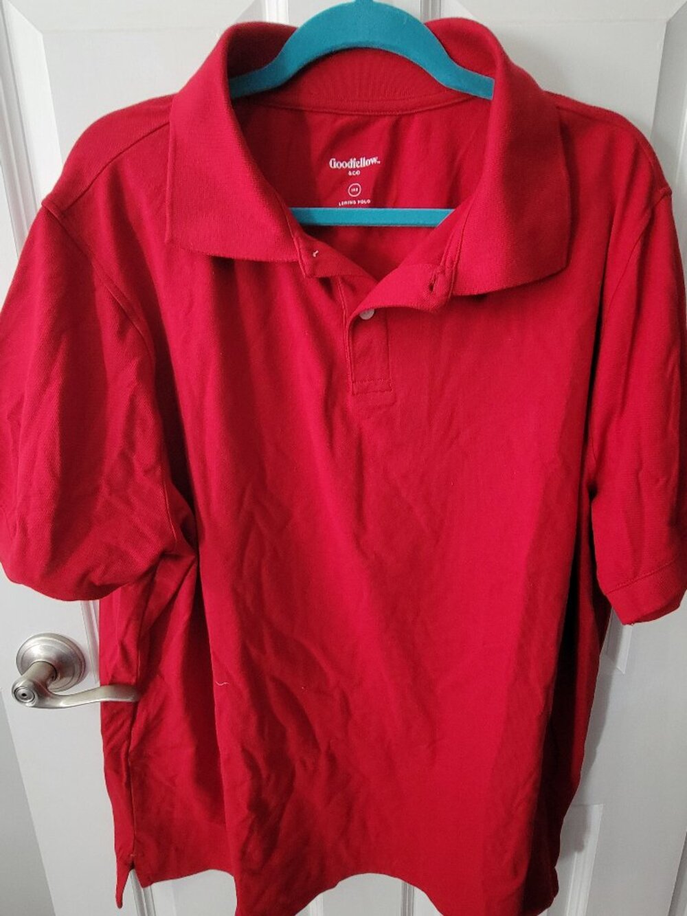 Goodfellow & Co Red Polo 2XB